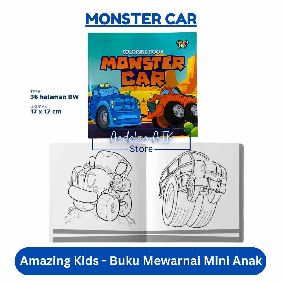 Amazing Kids Buku Mewarnai Anak Mini Coloring Book / Buku Bacaan Cerita Anak