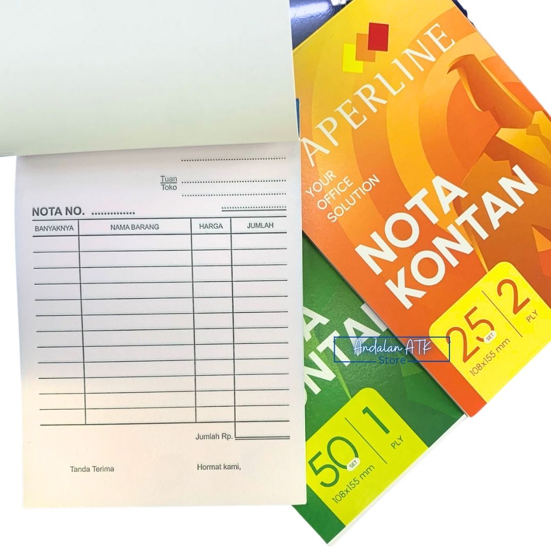 Buku Nota Kontan Besar Paperline 3 Rangkap NCR  