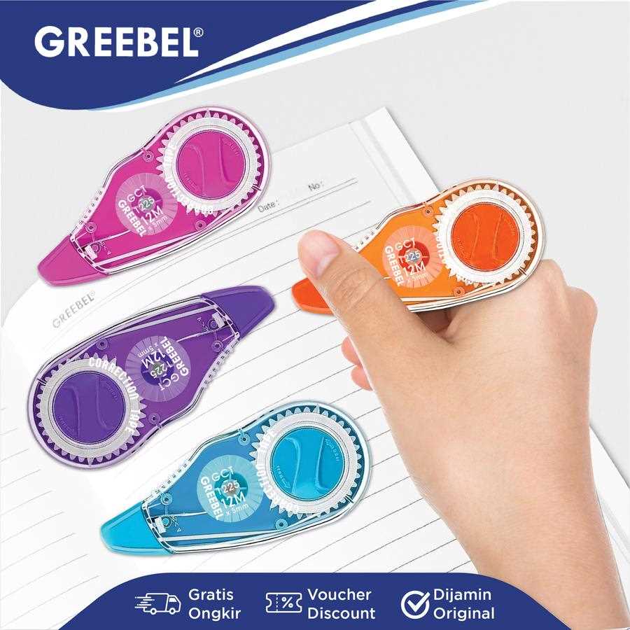 Tip Ex Kertas / Correction Tape Greebel GCT-1225