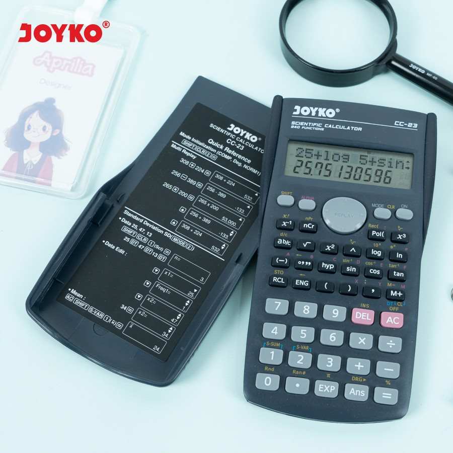 Kalkulator Sains Joyko / Calculator Scientific Tipe CC-23 / 240 Function  