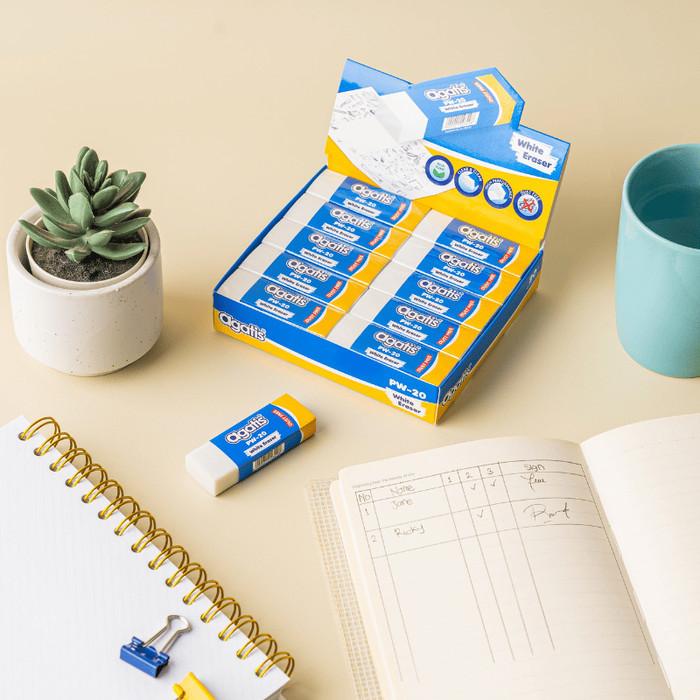 Penghapus Agatis / Agatis Eraser Eco White PW-20 PW-2001  