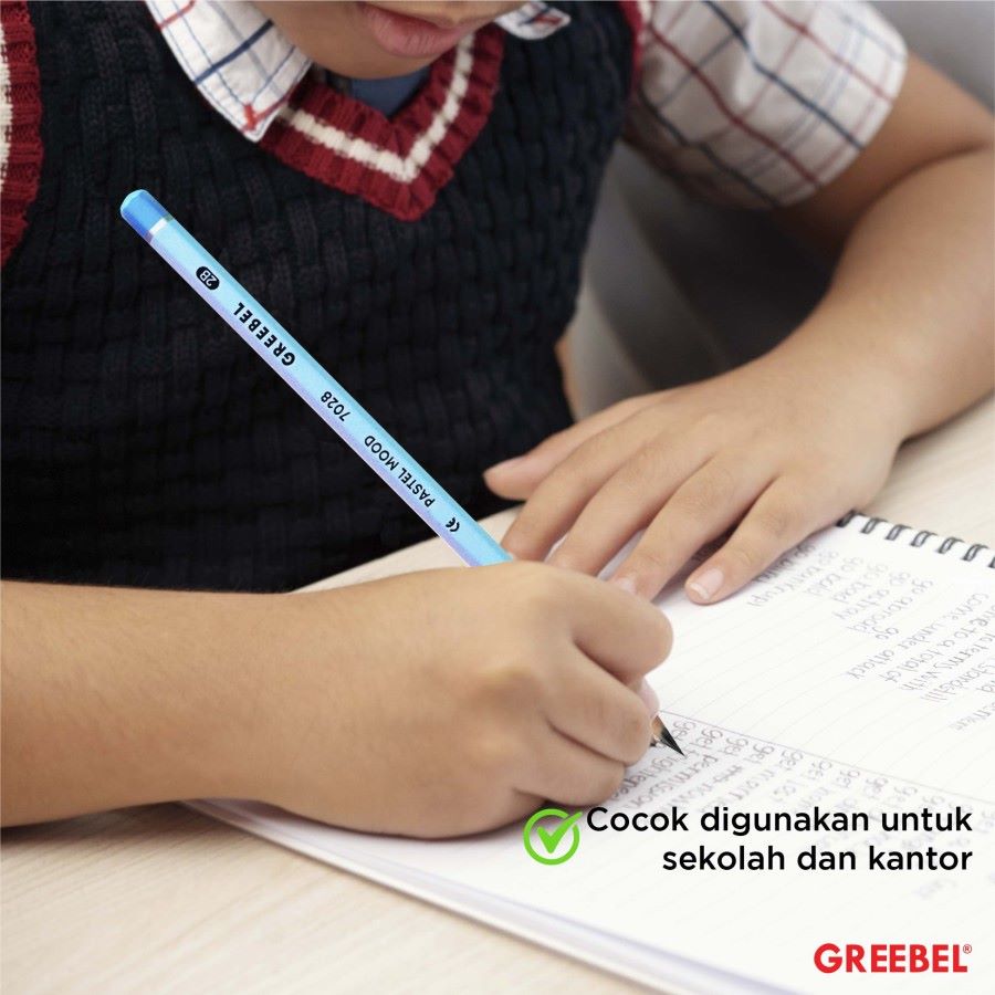 Pensil Greebel 7028 Pastel Mood 2B / Pencil Graphite Kayu  