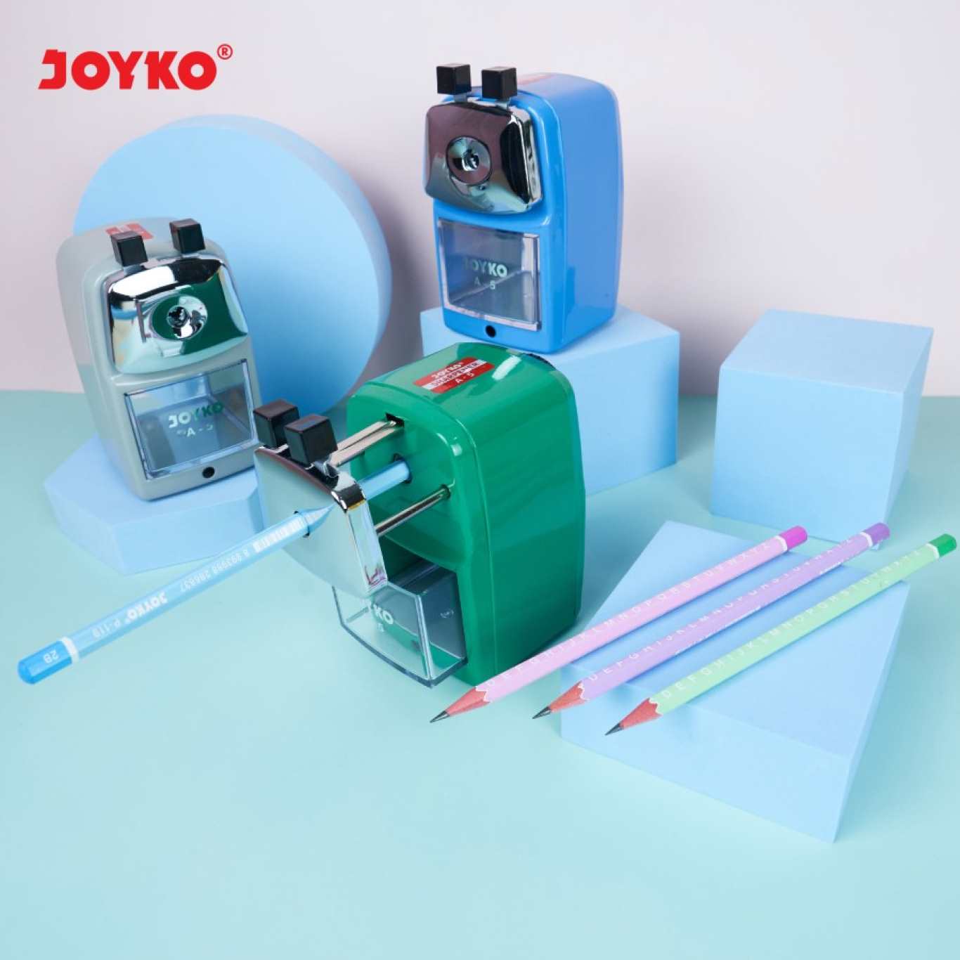 Rautan Putar Joyko A-5 Sharpener / Rautan Meja / Serutan Pensil  