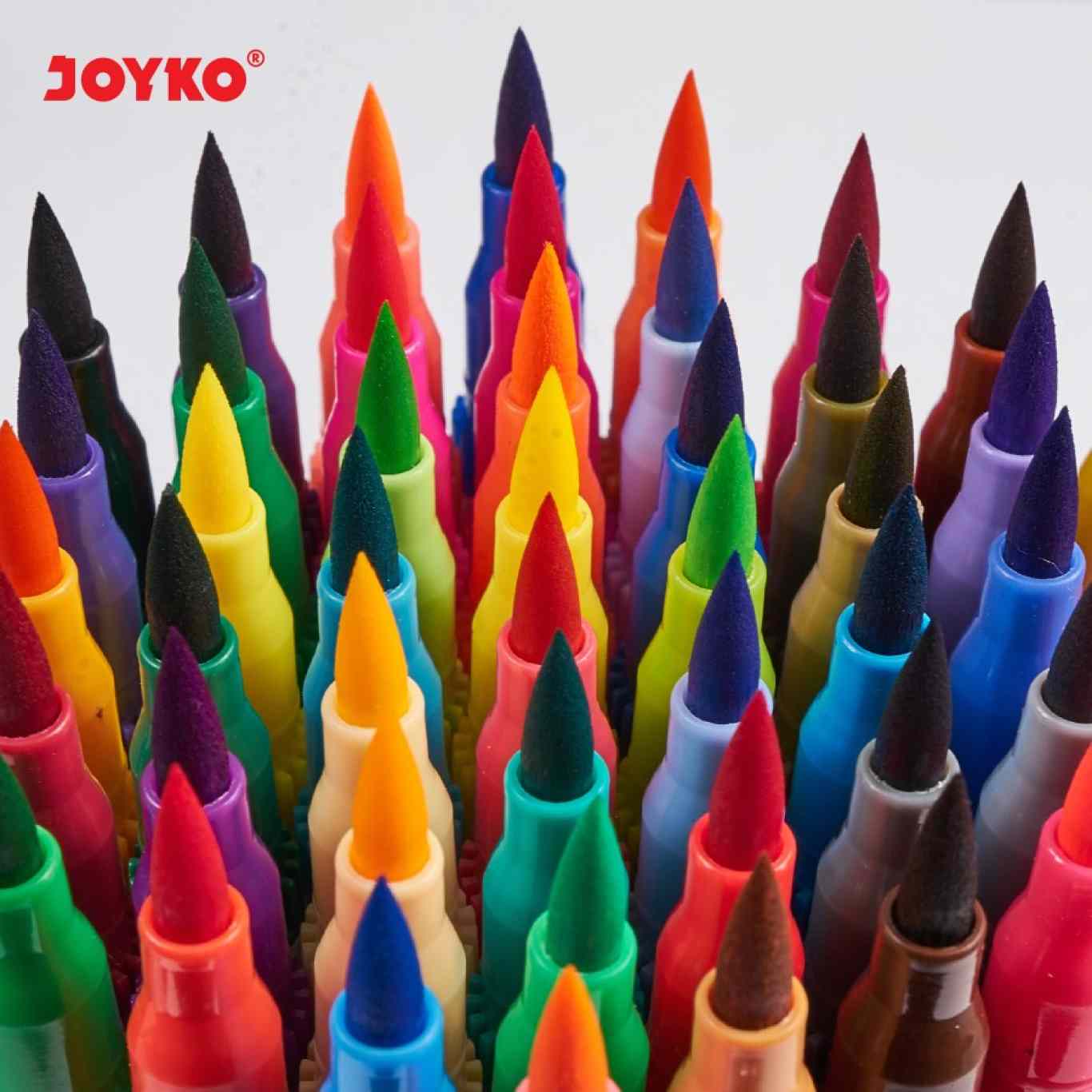 Brush Pen Joyko CLP-39 isi 36 Warna / Pena Kuas