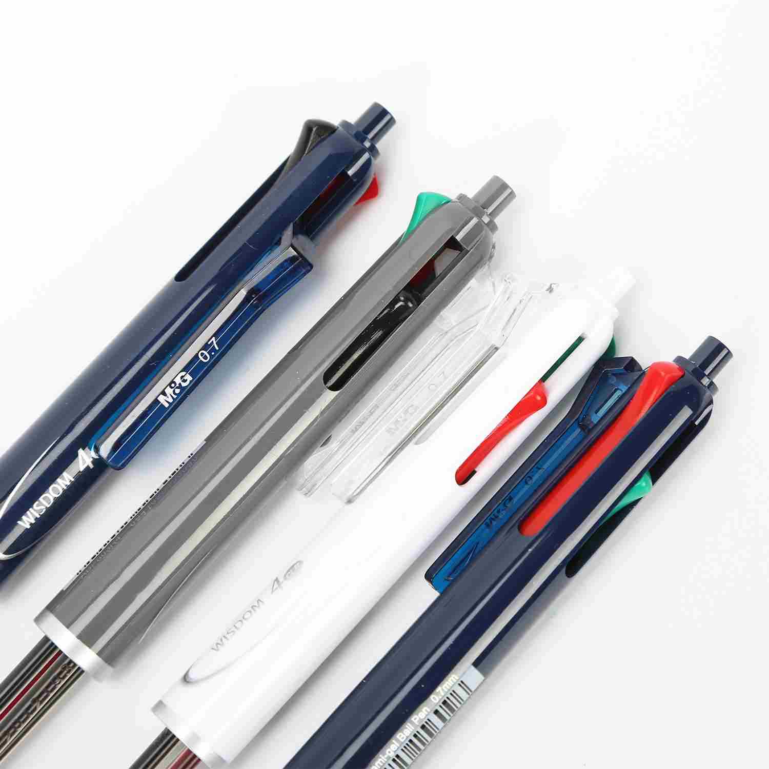 Pulpen 4 Warna / Ballpen M&G 4 in 1 Colors 0.7mm ABP803R4
