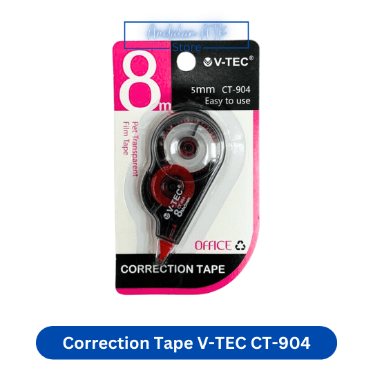 Tip Ex Kertas / Correction Tape V-TEC CT-904 Tipex