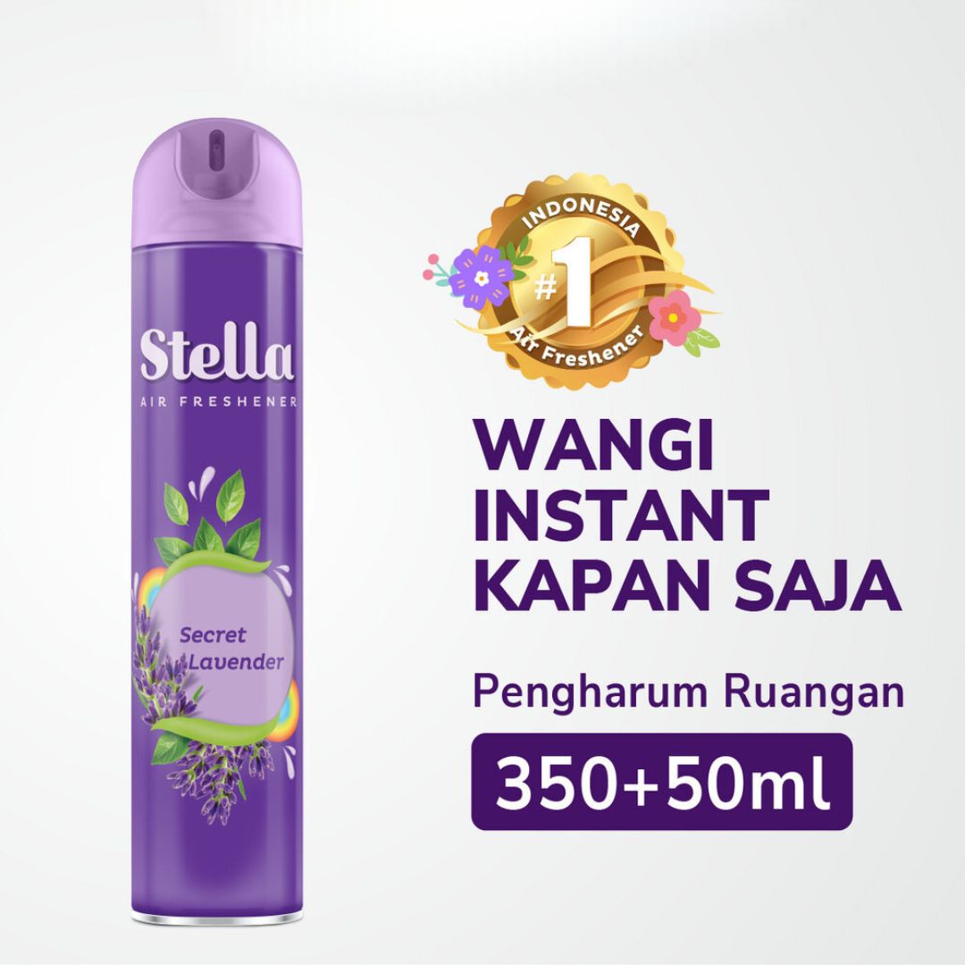 Stella Aerosol 400ml Pengharum Ruangan / Stella Semprot / Penyegar Ruangan / Aromaterapi  
