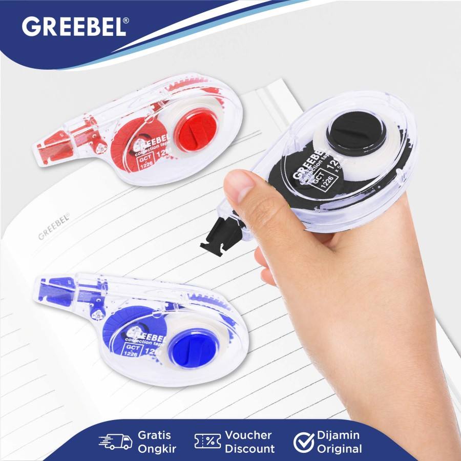 Tip Ex Kertas / Correction Tape Greebel GCT-1226  