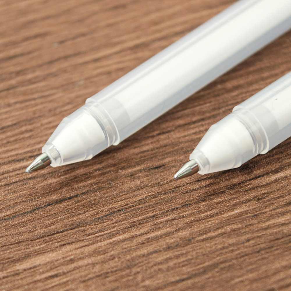 Pulpen Gel Putih 0.5mm / Panmomo White Gel Ink Pen