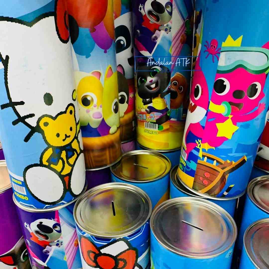 Celengan Bundar Ukuran Kecil, Jumbo, dan Extra Jumbo [CEK DESKRIPSI]  