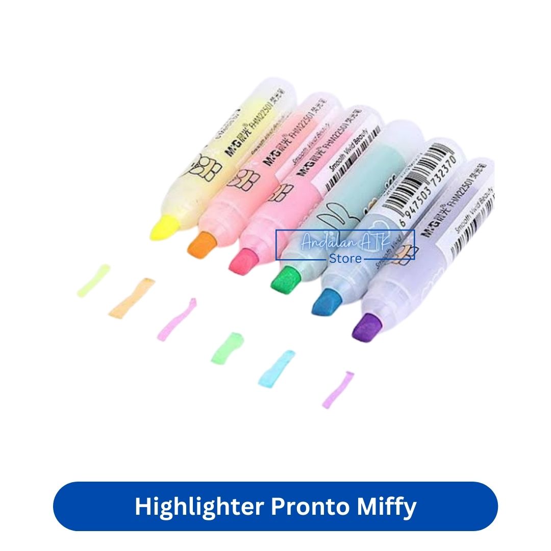 Pronto Mini Highlighter 6 Warna / Stabilo Pronto