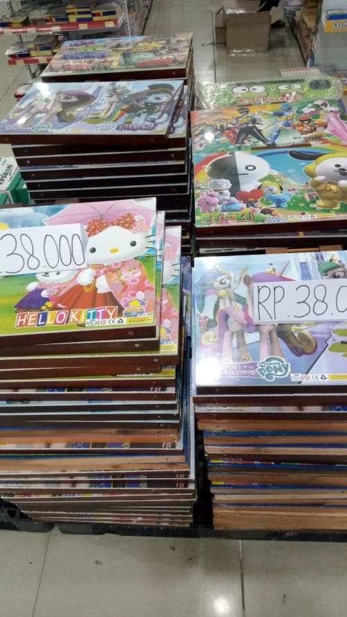 Meja Lipat Plitur Kayu Pelitur / Meja Belajar Anak  