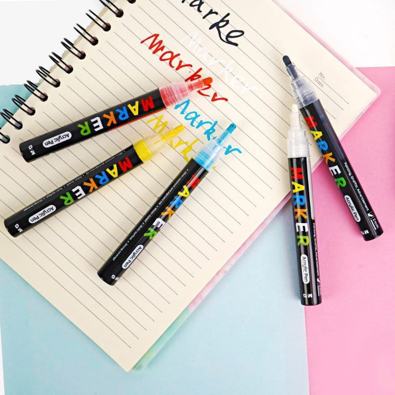 Spidol Akrilik / M&G Acrylic Marker 30 Pilihan Warna [Satuan]  