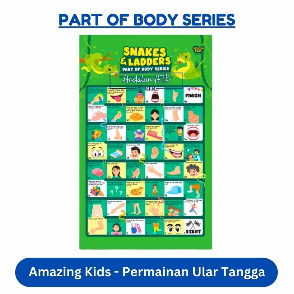 Amazing Kids Permainan Ular Tangga Edukasi Anak / Game Edukasi  
