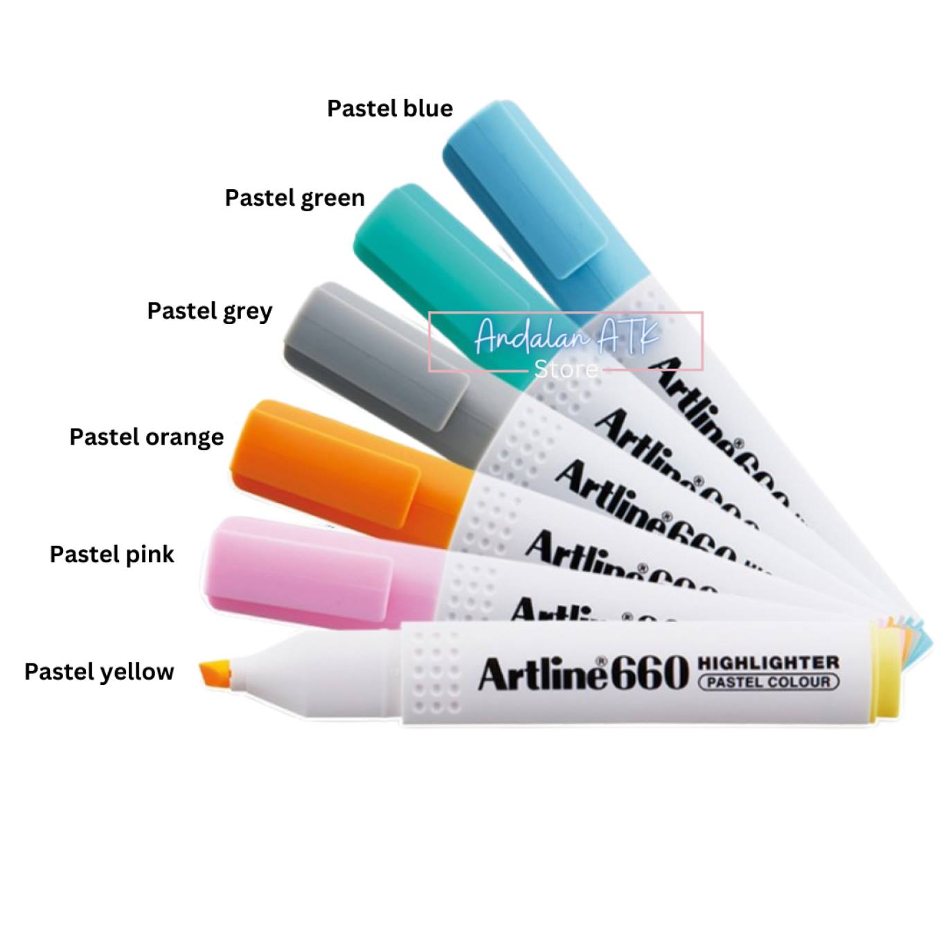 Highlighter Artline EK-660 / Stabilo Artline / Penanda Buku