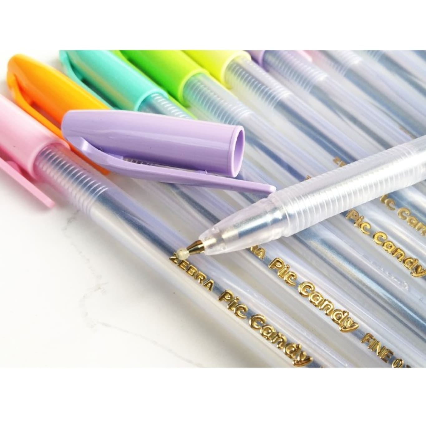 Pulpen Zebra Pic Candy Semi Gel Tinta Hitam 0.7mm / Ballpoint  