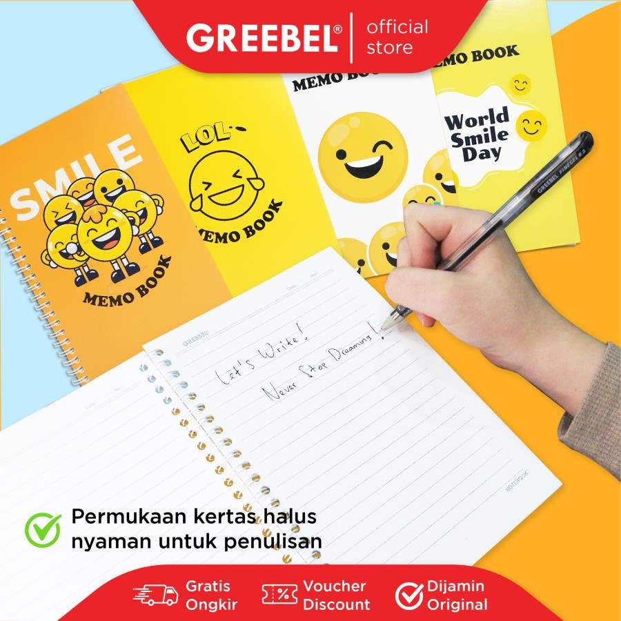 Greebel Ring Book 8064 A5C 35 Ukuran A5 / Buku Agenda Notebook / Buku Catatan  