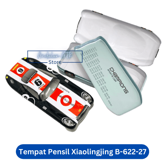 Tempat Pensil Anak Xiaolingjing B-622-27 Mobil kaleng / Kotak Pensil / Pencil Case