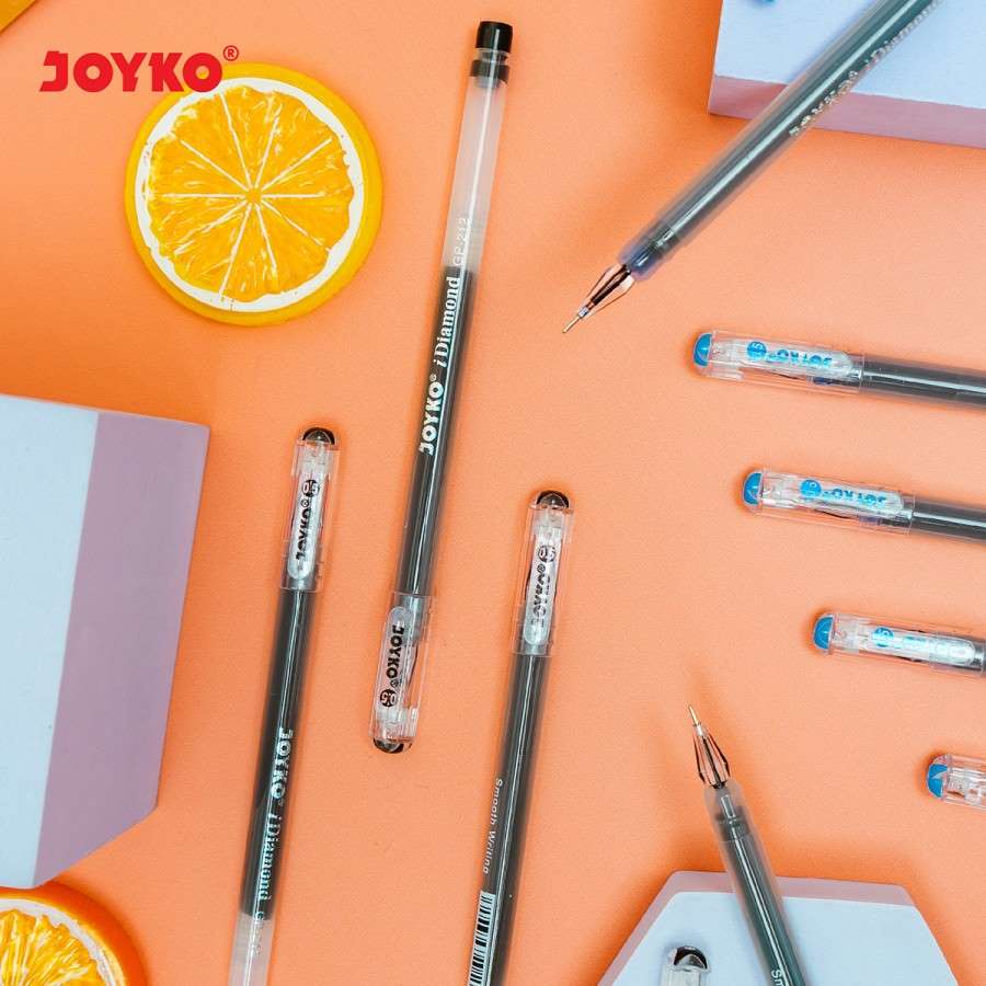 Pulpen Joyko / Ballpoint Joyko GP-212 iDiamond 0.5mm Hitam / Pena  