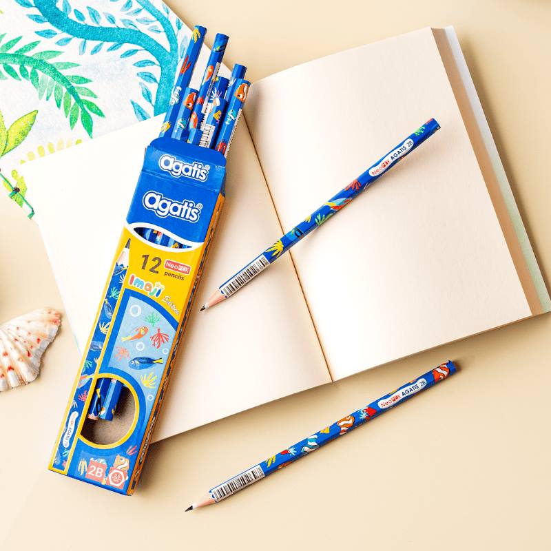 Pensil / Agatis Pencil 2B NH-2BW5 Neopex Graphite Hexagonal [1 PACK]  