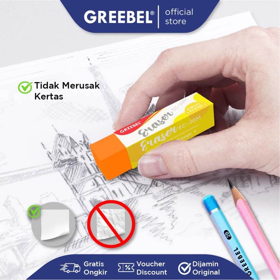 Penghapus Greebel / Greebel Eraser EC-30 Color