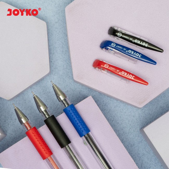 Ballpen Pulpen Gel Joyko JK100NT / Gell Pen Joyko Tip Point 0.5mm  
