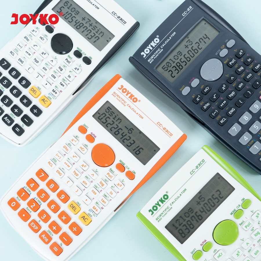 Kalkulator Sains Joyko / Calculator Scientific Tipe CC-23 Colour / 240 Function