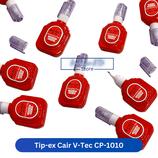 Tip Ex Cair V-TEC CP-1010 Correction Fluid VTEC Tipex