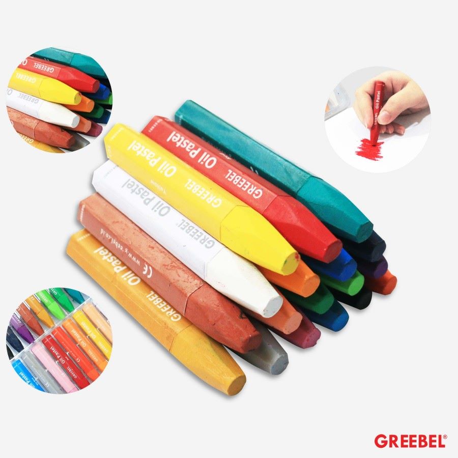 Greebel Oil Pastel PP-18C 18 Warna / Crayon / Krayon Greebel