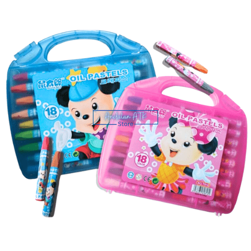 Crayon 18 Warna T818 Non Toxic / Oil Pastel