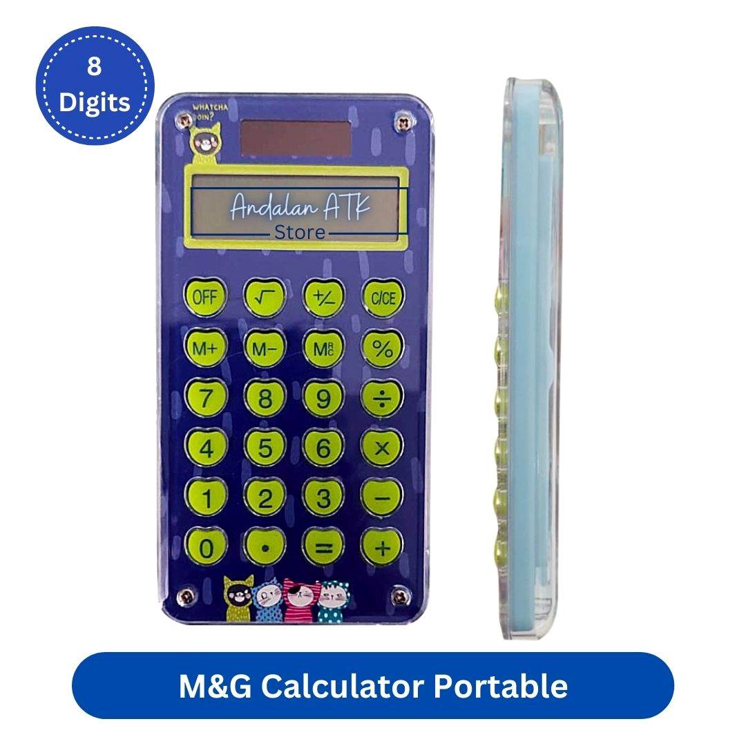 M&G Calculator Portable 8 Digit ADG981B9 / Kalkulator Mini