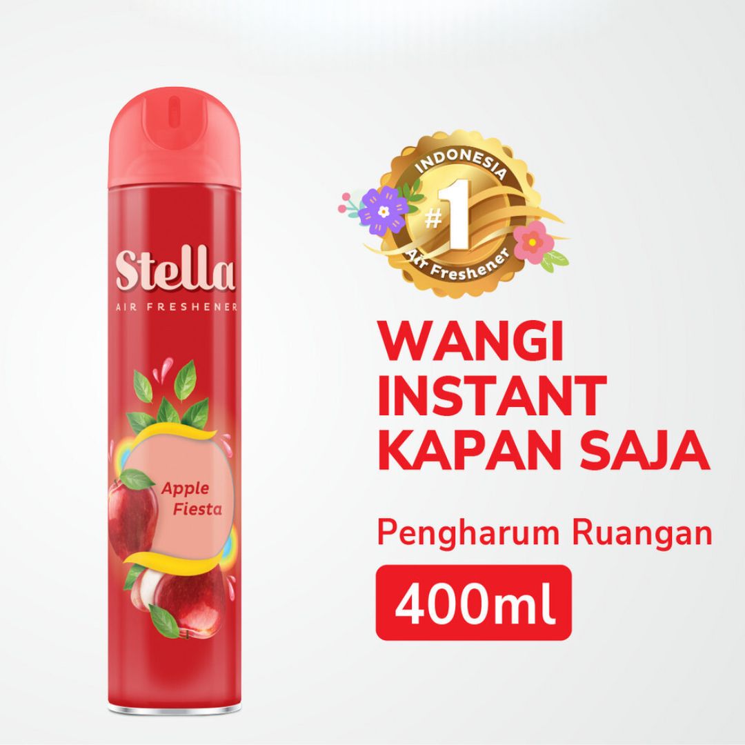 Stella Aerosol 400ml Pengharum Ruangan / Stella Semprot / Penyegar Ruangan / Aromaterapi  