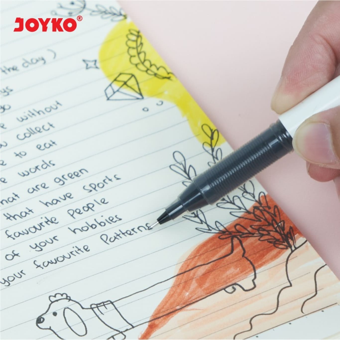 Joyko Notebook A5 Diary Agenda Buku Catatan Bergaris NB-689 [40 Lembar]  