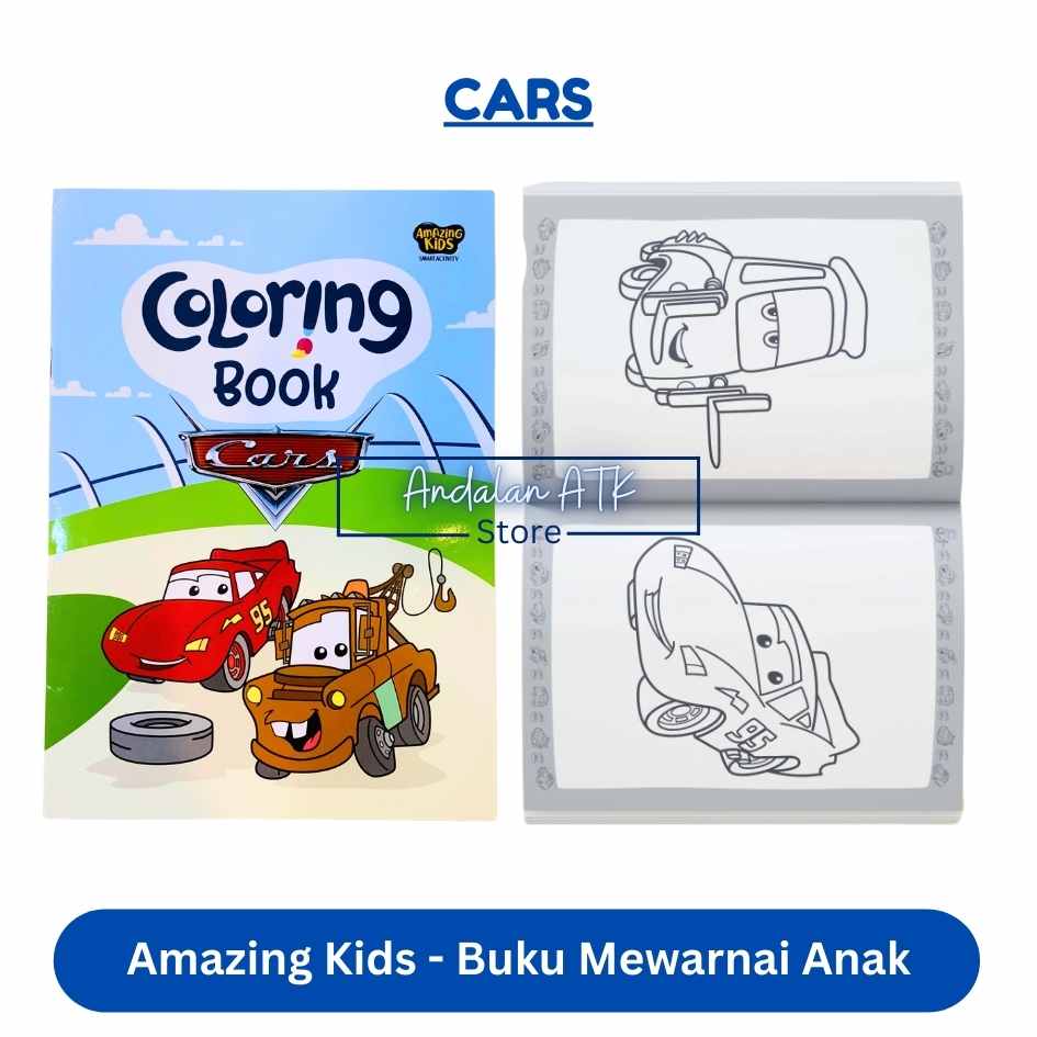Amazing Kids Buku Mewarnai Anak Coloring Book / Buku Bacaan Cerita Anak