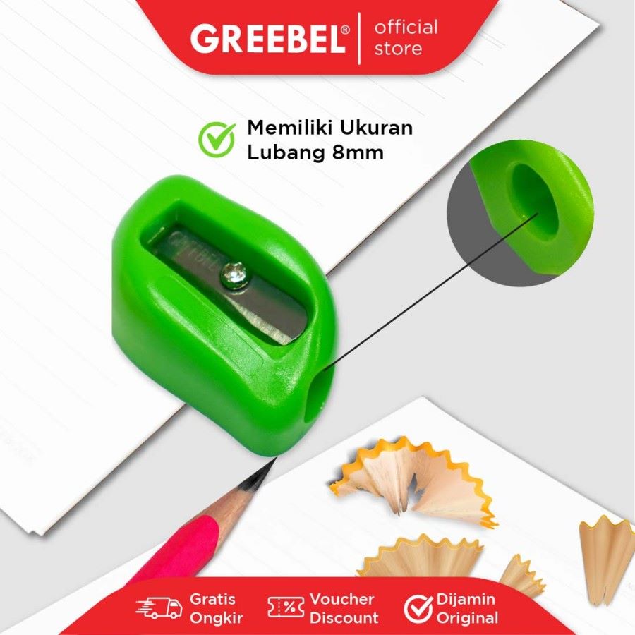 Serutan Pensil / Rautan Pensil Greebel Sharpener GB-114 / Pencil Sharpener  