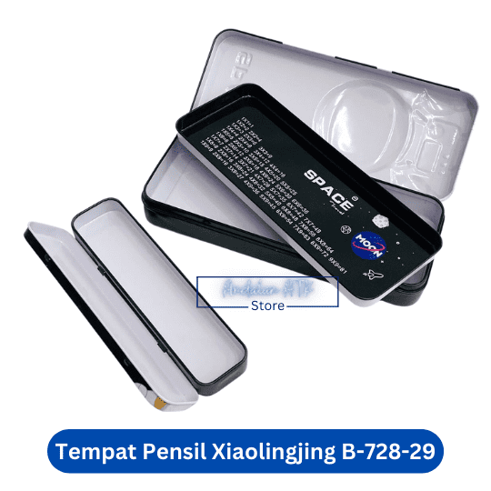 Tempat Pensil Anak Xiaolingjing B-728-29 Space Kaleng / Kotak Pensil / Pencil Case
