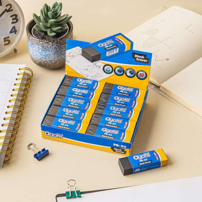 Penghapus Agatis / Agatis Eraser Eco Black PB-20 PB-2001