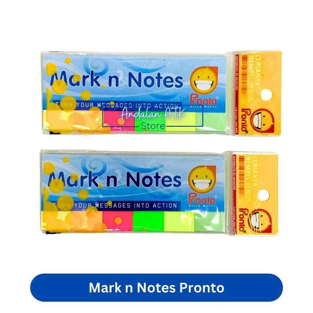 Mark N Notes Pronto 6 Warna / Sticky Notes / Post It Pronto / Memo Tempel  