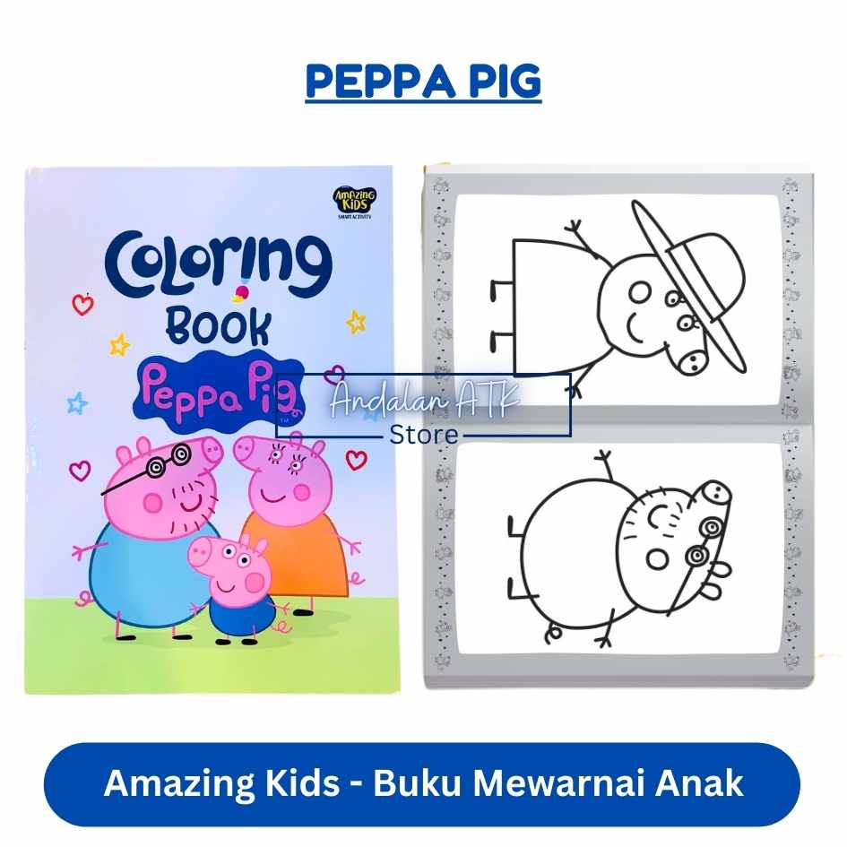Amazing Kids Buku Mewarnai Anak Coloring Book / Buku Bacaan Cerita Anak