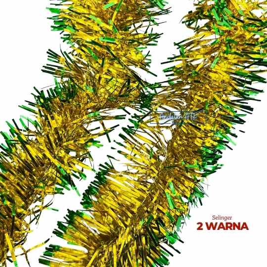 Selinger Lebaran Bulan Bintang Ketupat dan 2 Warna / Slinger / Rumbai  