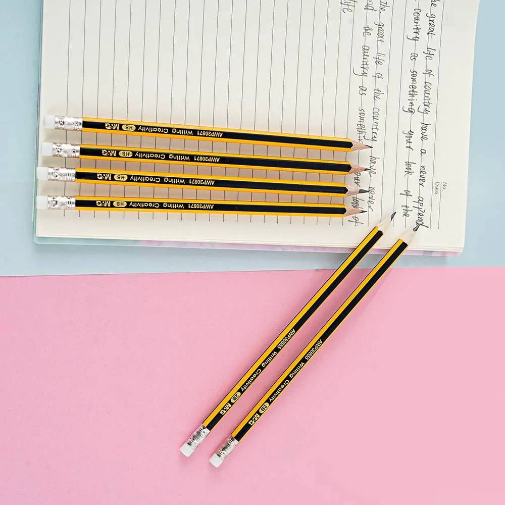 Pensil M&G / Pencil M&G 2B Hexagon With Eraser AWP30855 / Tipe 2B