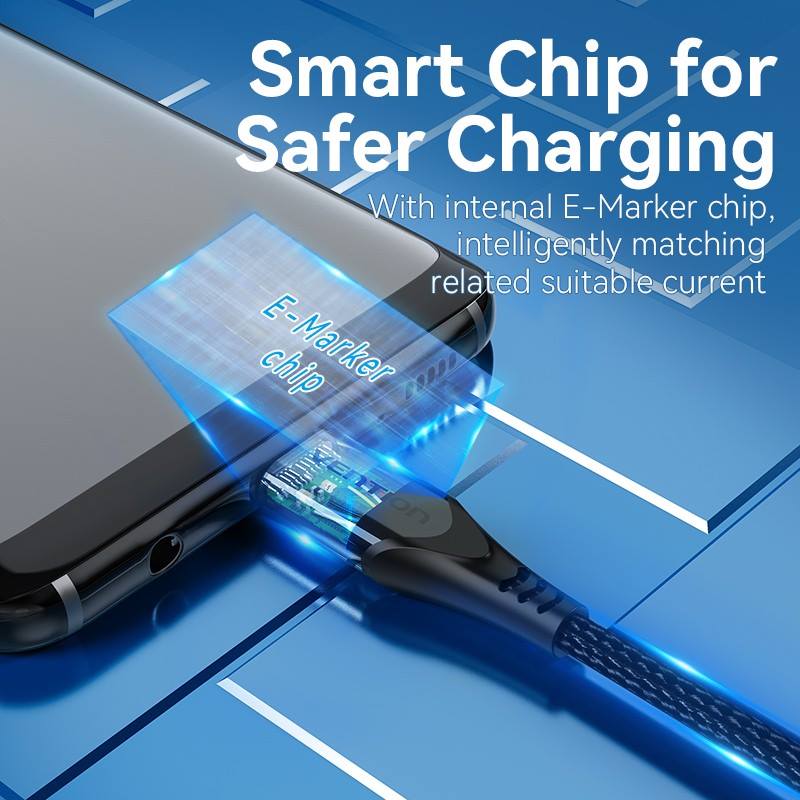 Vention - Kabel USB 2.0 C Male to C Male 1M dan 1.5M Aluminium Alloy Gray TADHF TADHG / Kabel Data