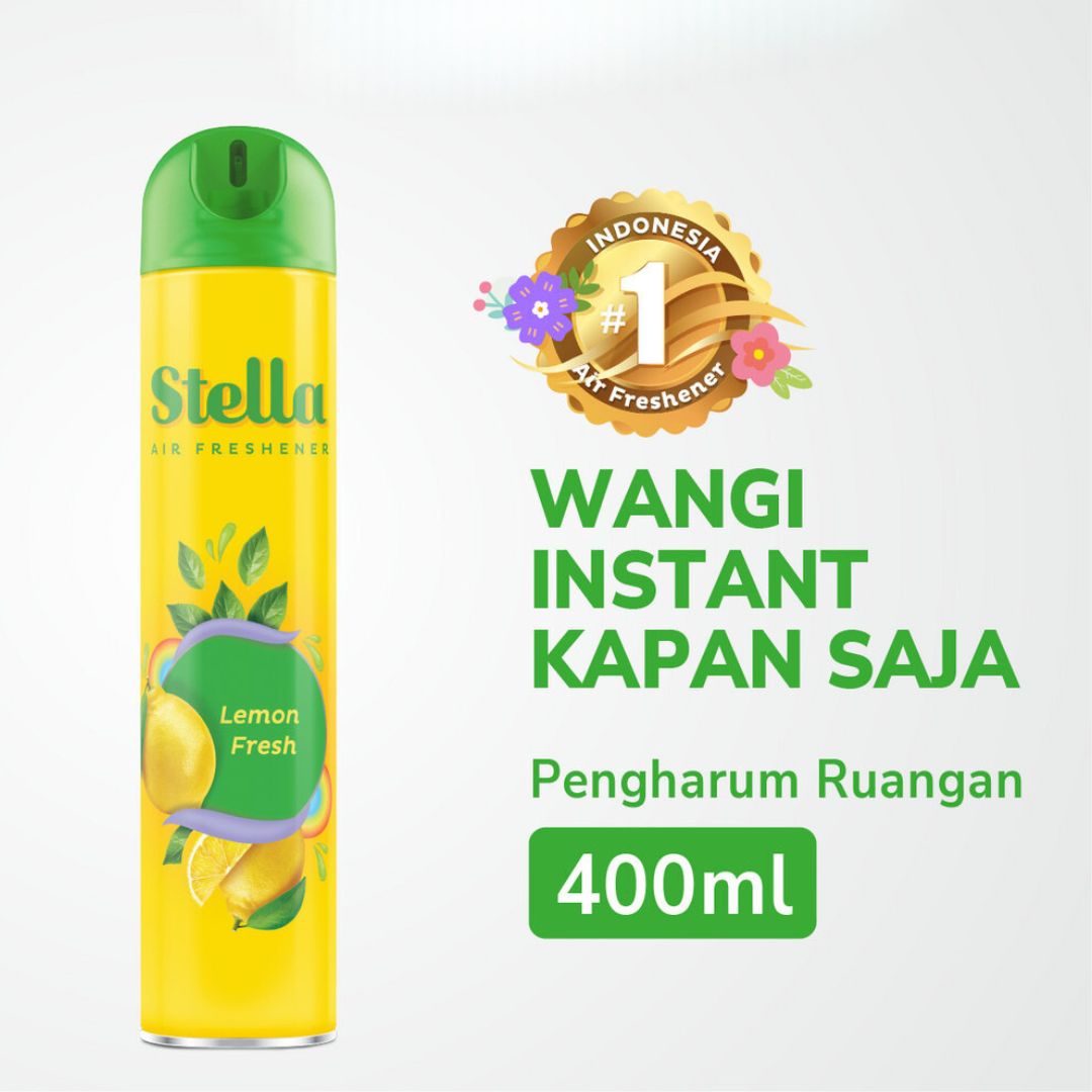 Stella Aerosol 400ml Pengharum Ruangan / Stella Semprot / Penyegar Ruangan / Aromaterapi  