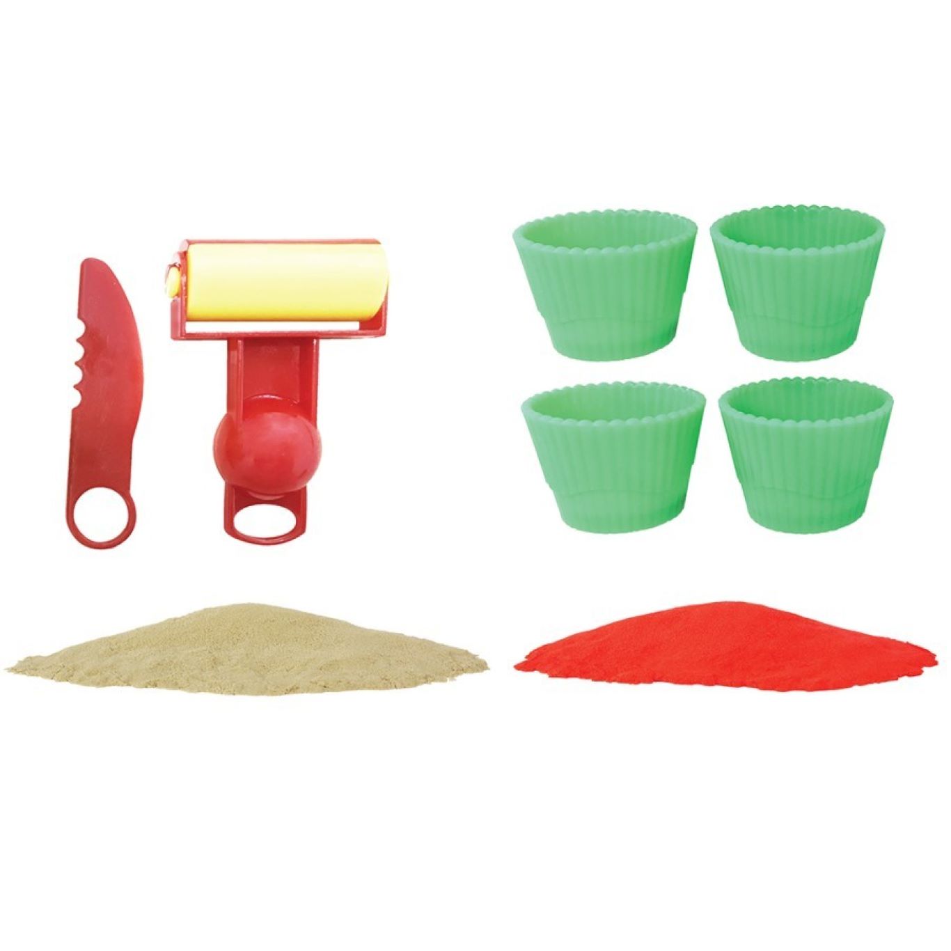 Pasir Ajaib Mainan Anak Kue Mangkok / Magic Sand / Pasir Kinetik