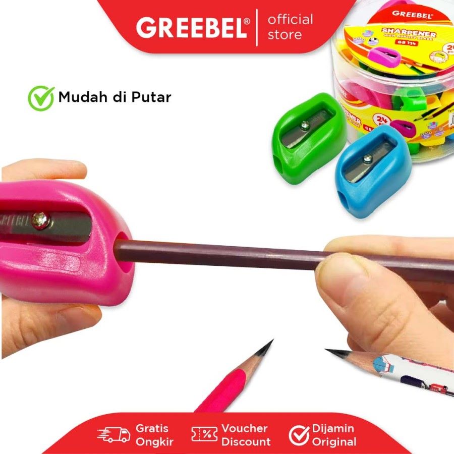 Serutan Pensil / Rautan Pensil Greebel Sharpener GB-114 / Pencil Sharpener  