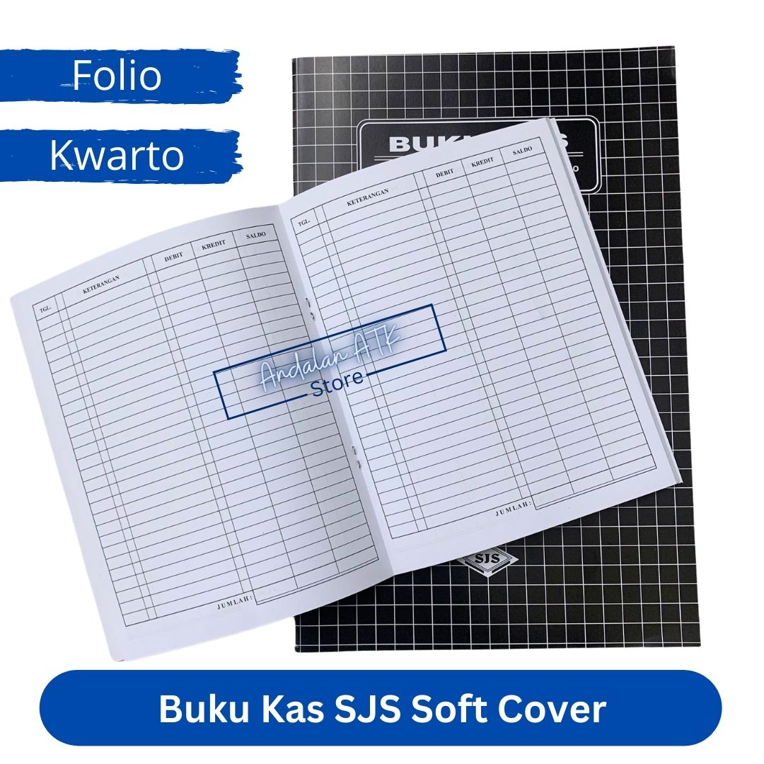 Buku Kas Soft Cover SJS Ukuran Kwarto dan Folio  