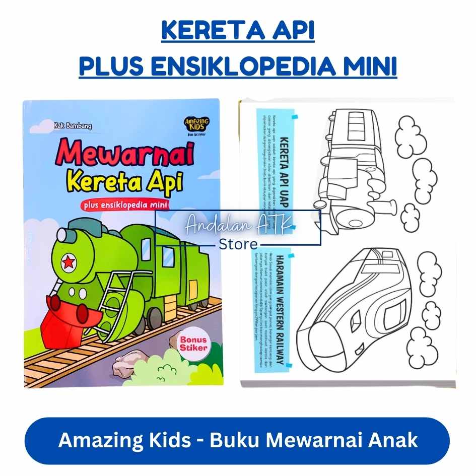 Amazing Kids Buku Mewarnai Anak Coloring Book / Buku Bacaan Cerita Anak