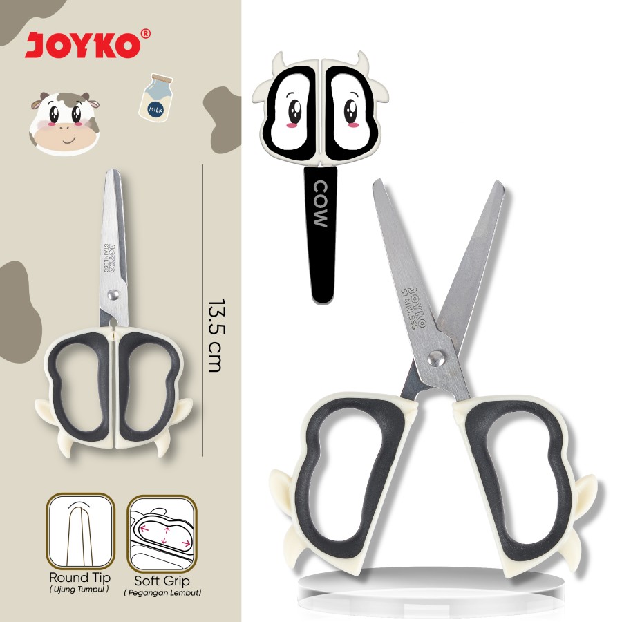 Gunting Anak Joyko Scissor SC-28 Cow  
