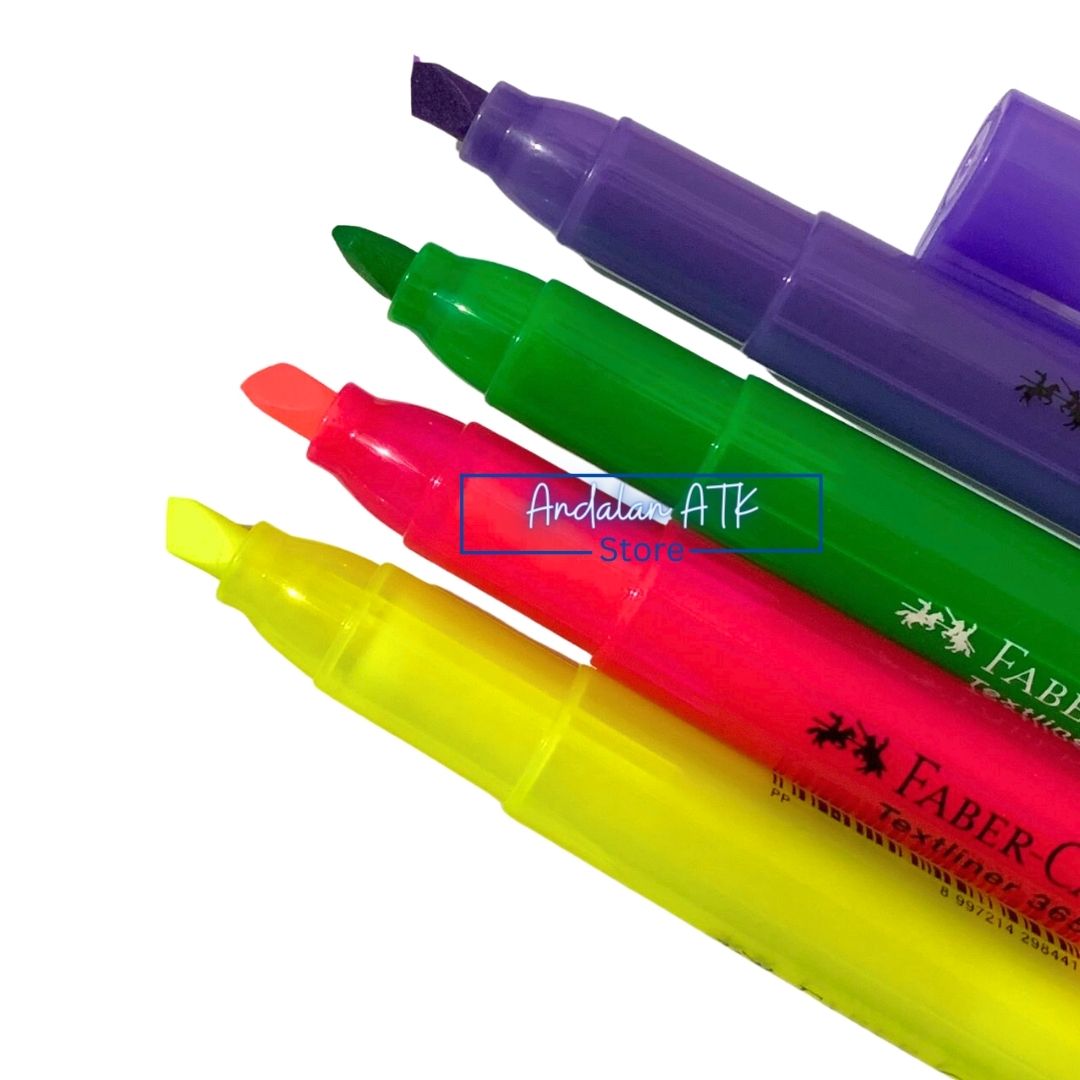 Textliner 365 Faber Castell Translucent Warna Cerah / Stabilo  