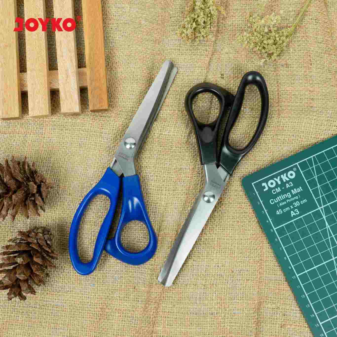 Gunting Joyko Gerigi ZZ-85 Scissor Stainless Handle Plastik  